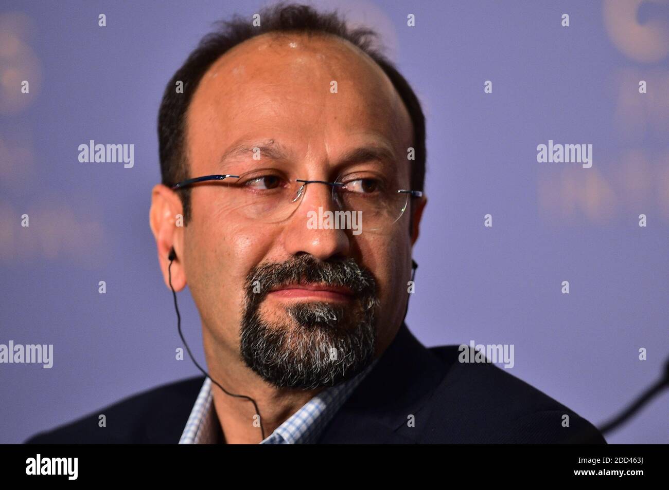 Director Asghar Farhadi attending the press conference for Everybody ...