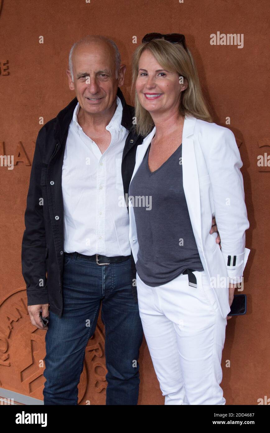 Jean-Michel Aphatie and his wife Stephanie at the Village during French  Tennis Open at Roland-Garros arena on June 02, 2018 in Paris, France. Photo  by Nasser Berzane/ABACAPRESS.COM Stock Photo - Alamy