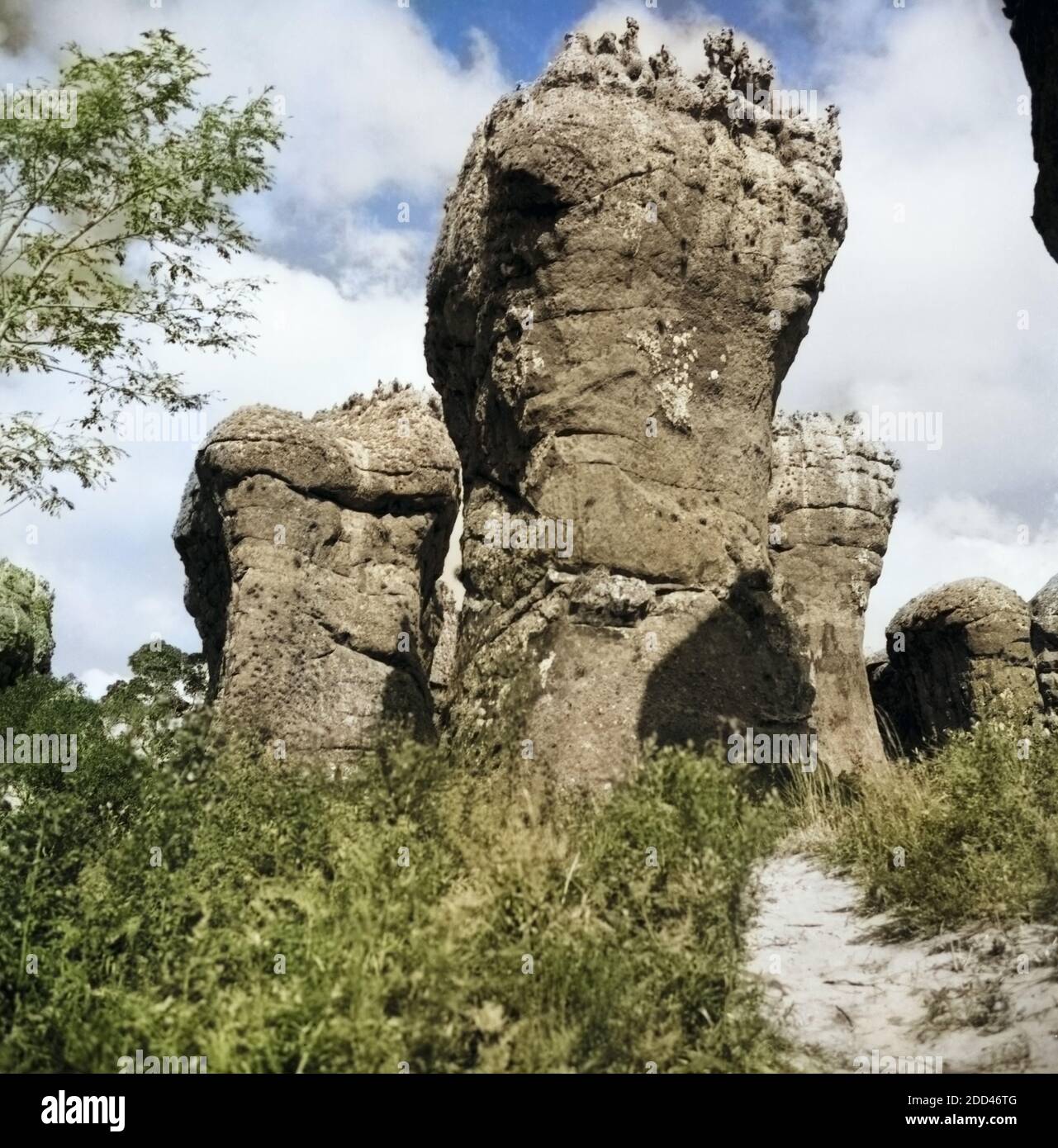 Imposante Naturlandschaften in Vila Velha, Brasilien 1966. Impressive natural landscapes in Vila Velha, Brasil 1966. Stock Photo