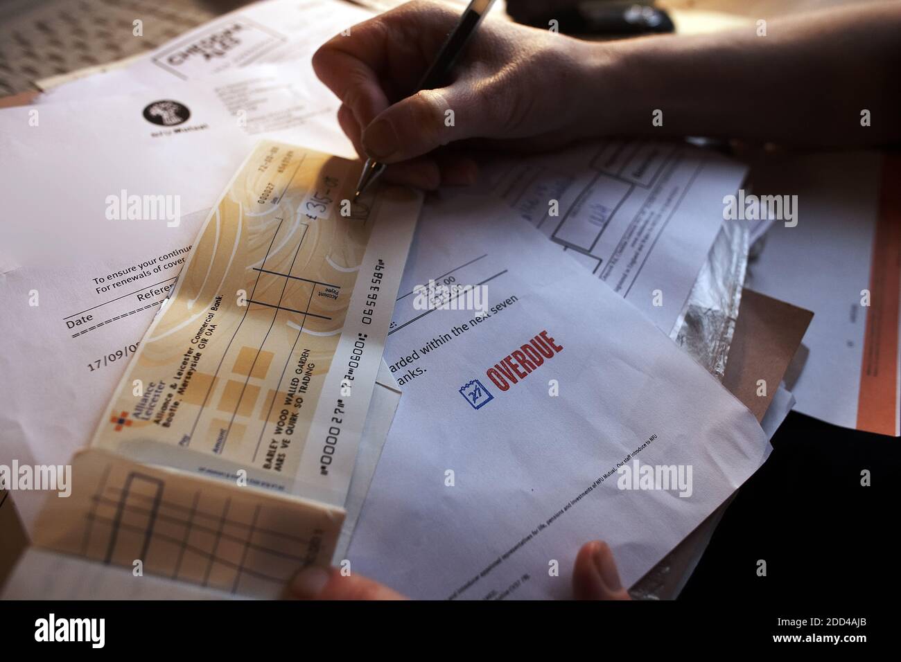 GREAT BRITAIN / England/people struggle to pay utility bills and rent Stock Photo