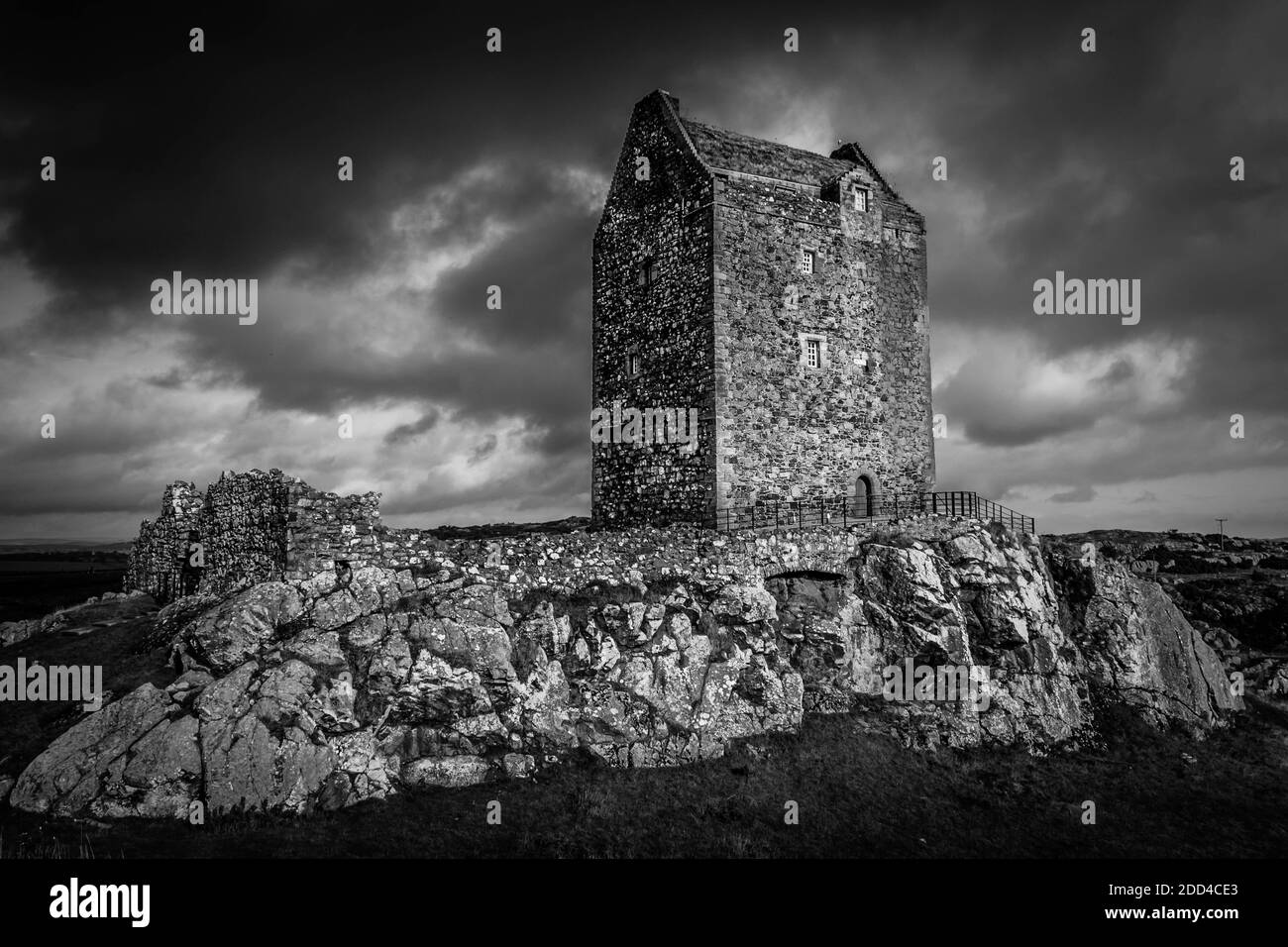 Smailholm Tower near Kelso in the Borders Scotland UK Stock Photo