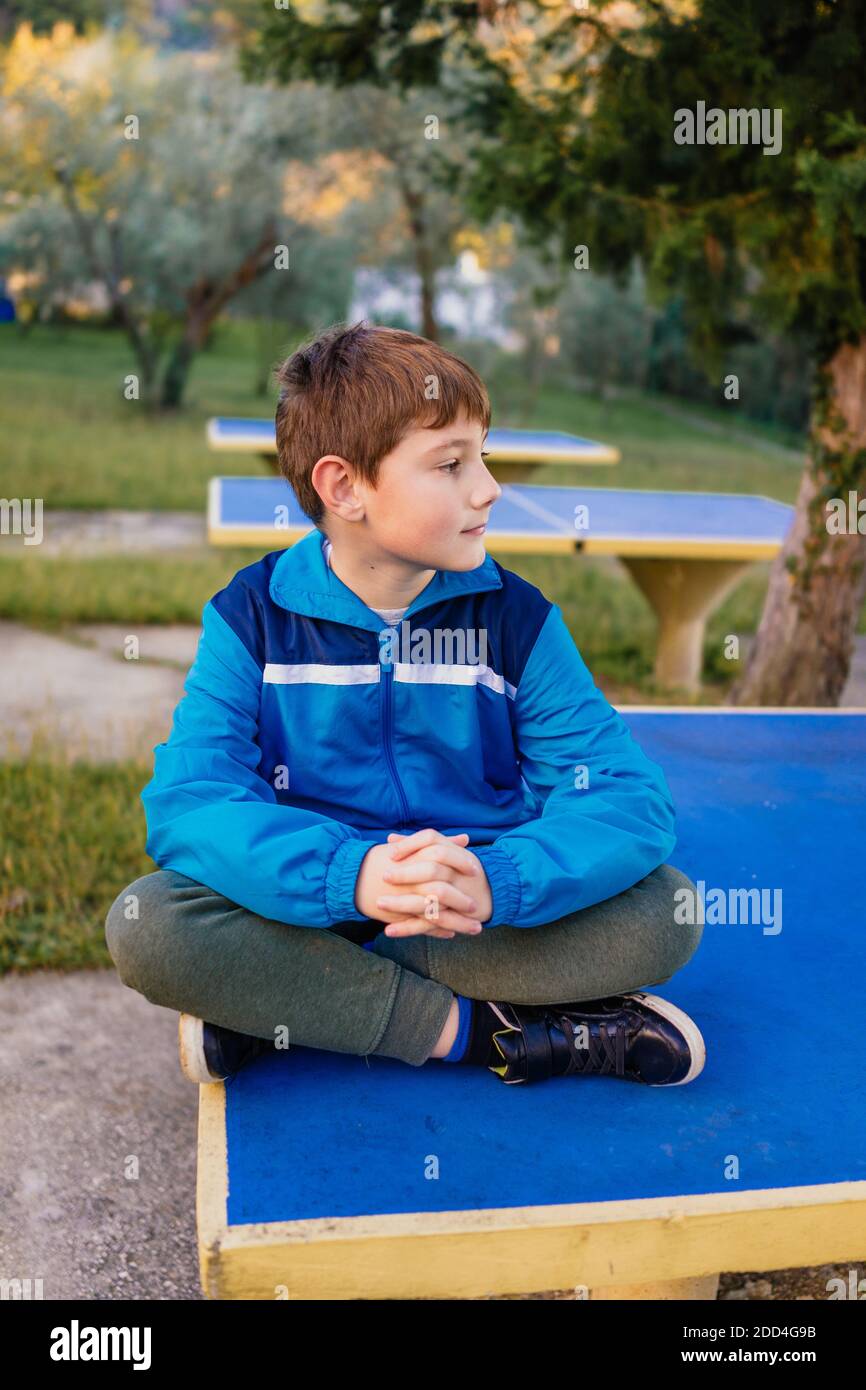 Sweat face boy hi-res stock photography and images - Alamy
