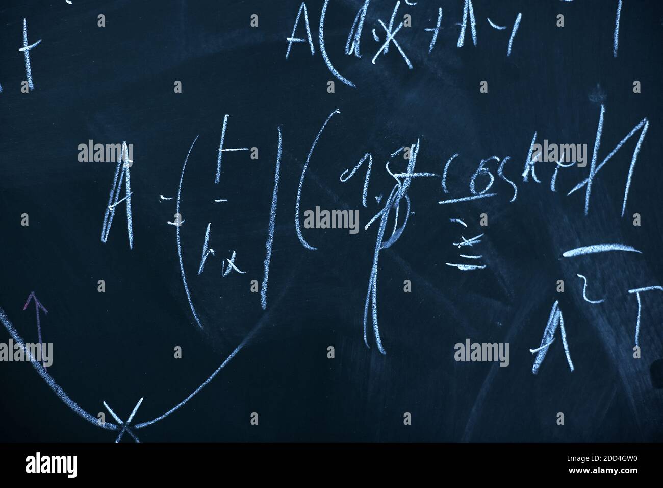 GREAT BRITAIN /Cambridge/Stephen Hawking/Blackboard with Physical ...