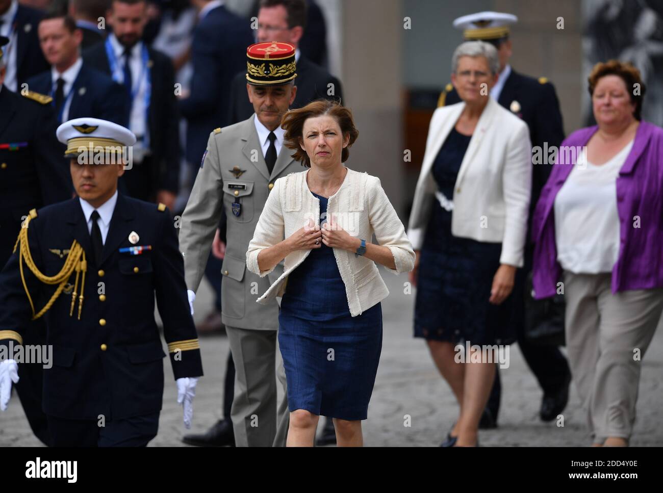 Madame Florence Parly, Minister for the Armed Forces of France, as she ...