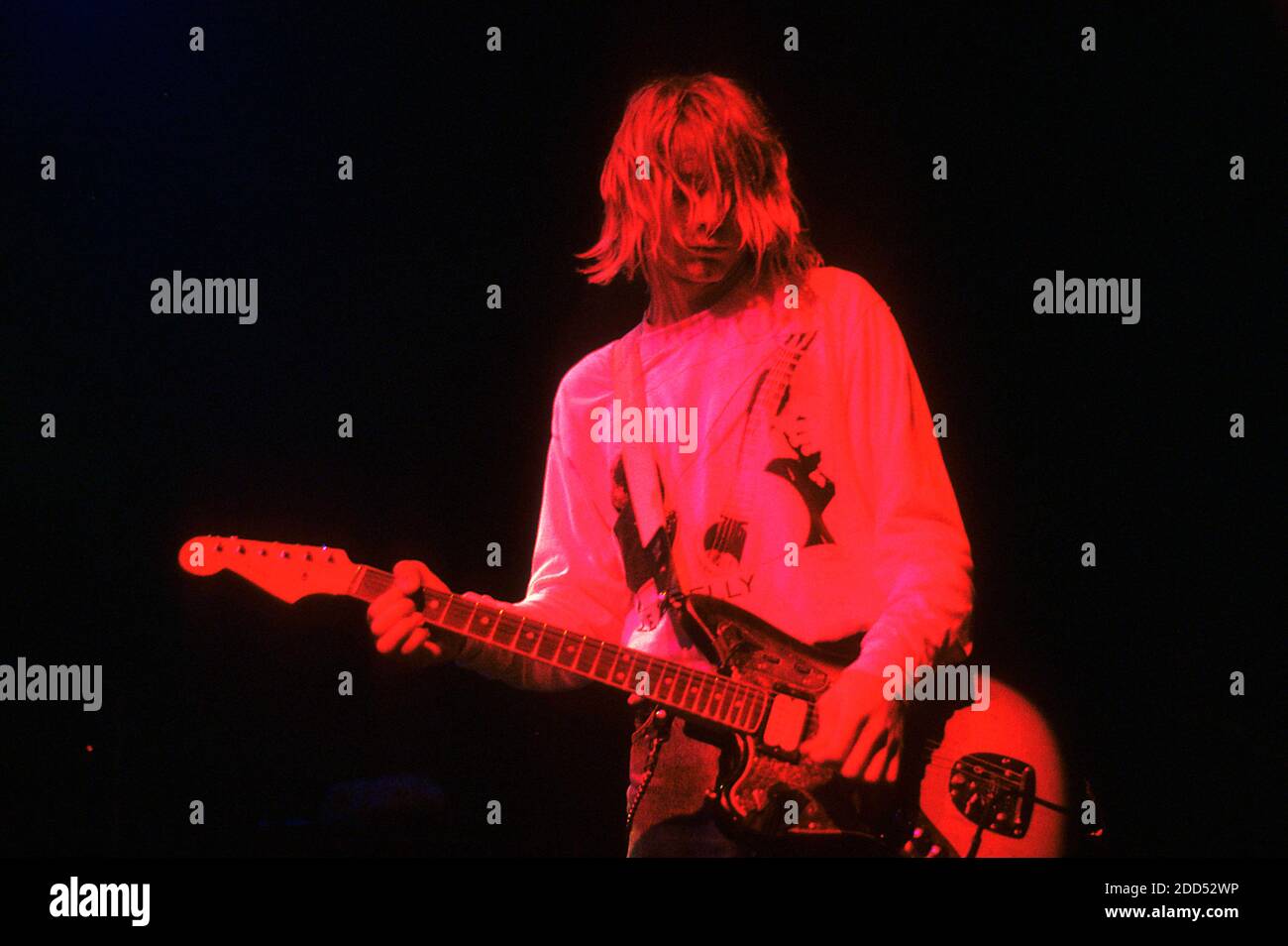 Kurt Cobain of Nirvana live at the Astoria Theater. London