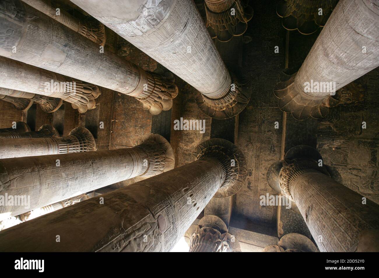 TEMPLE OF KHNUM, EGYPT Stock Photo