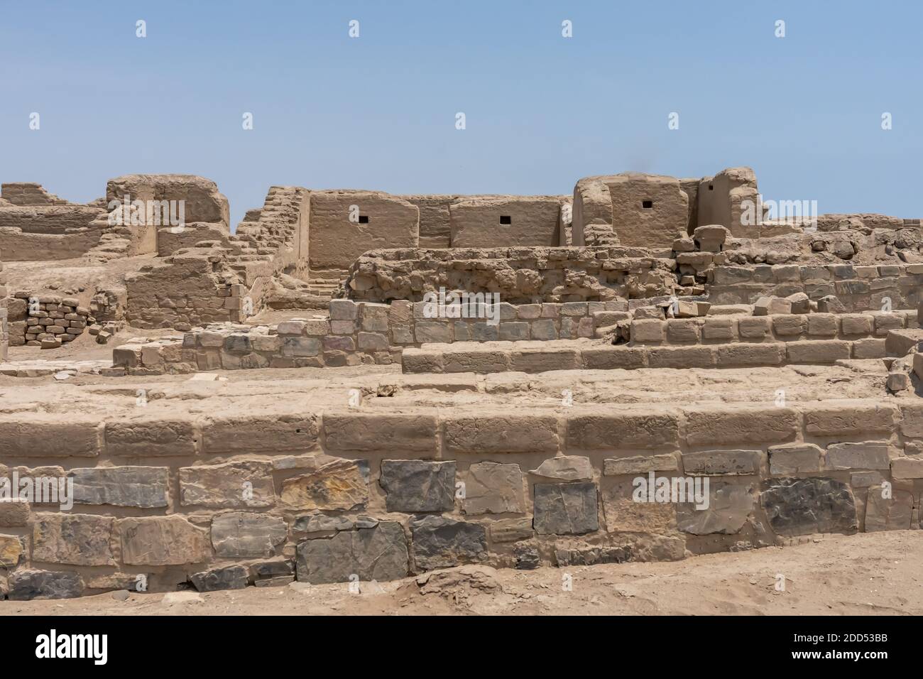 Pachacamac pyramids in Lurin, Peru Stock Photo - Alamy