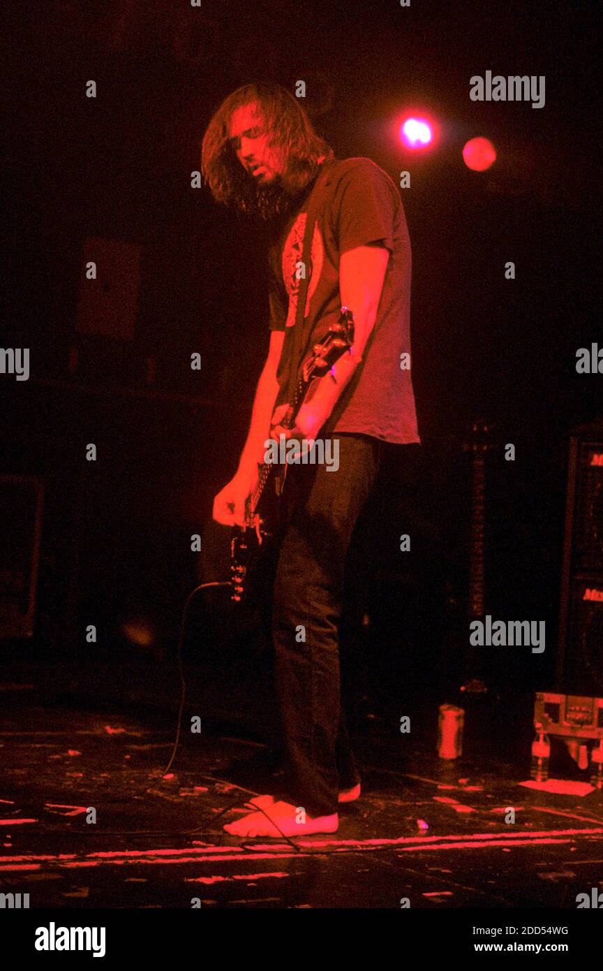 Krist Novoselic of Nirvana live at the Astoria Theater. London, November 5th, 1991 | usage worldwide Stock Photo