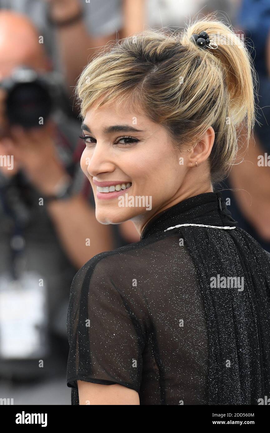 Sofia Boutella posing at the Fahrenheit 451 photocall held at the Palais des Festivals on May 12