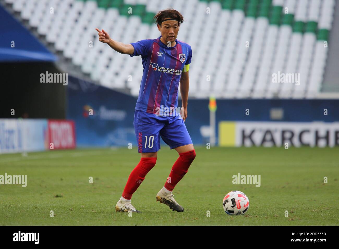 Doha Qatar November 24 Keigo Higashi Of Fc Tokyo During The Afc Champions League Group F Match Between Fc Tokyo And Shanghai Shenhua At The Education City Stadium On November 24 Doha Qatar November 24 Keigo Higashi Of Fc Tokyo During The Afc Champions League Group F Match Between Fc Tokyo And Shanghai Shenhua At The Education City Stadium On November 24