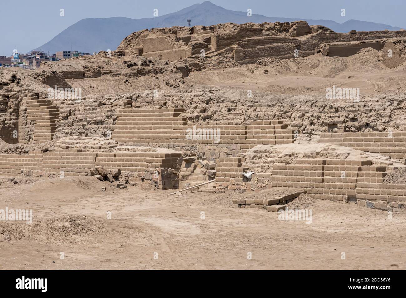 Pachacamac pyramids in Lurin, Peru Stock Photo - Alamy