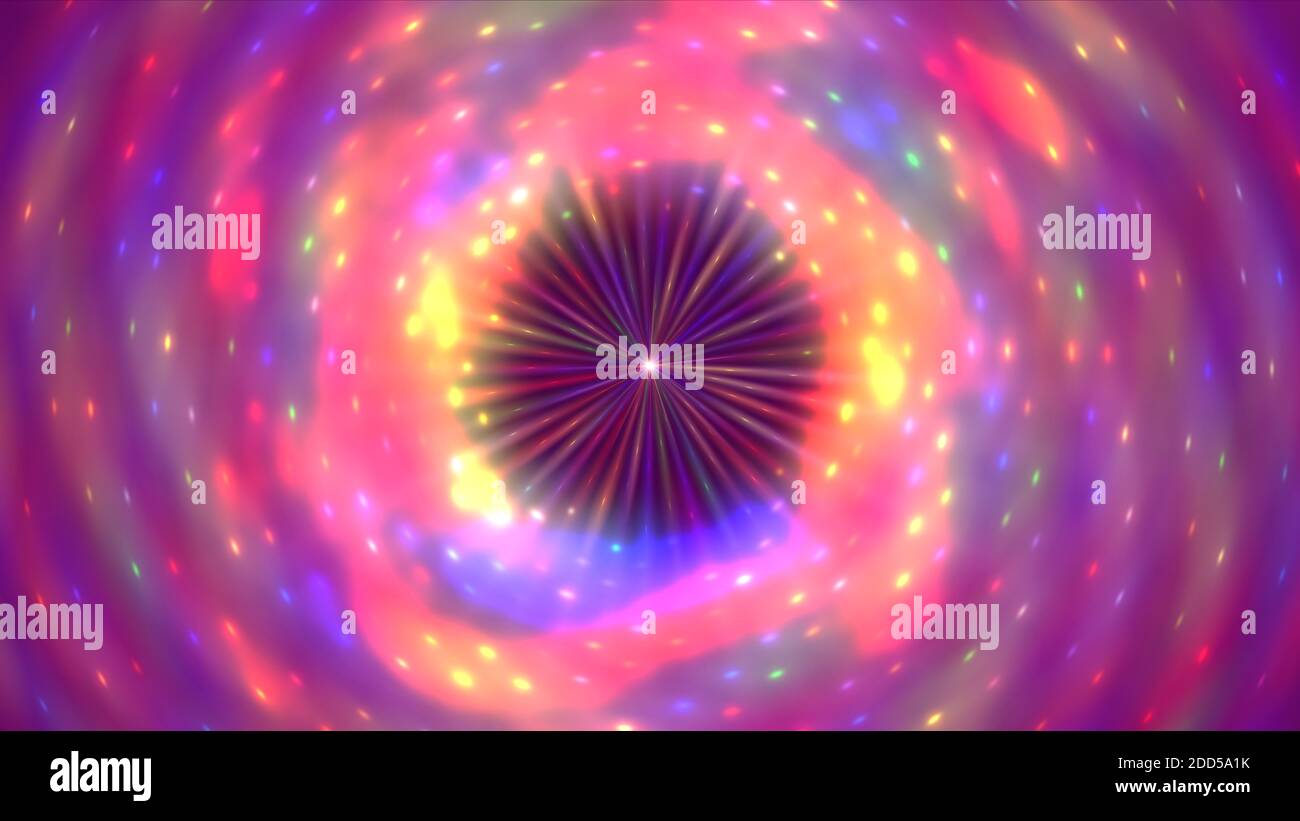 pulses star ray color abstract, render illustration Stock Photo - Alamy