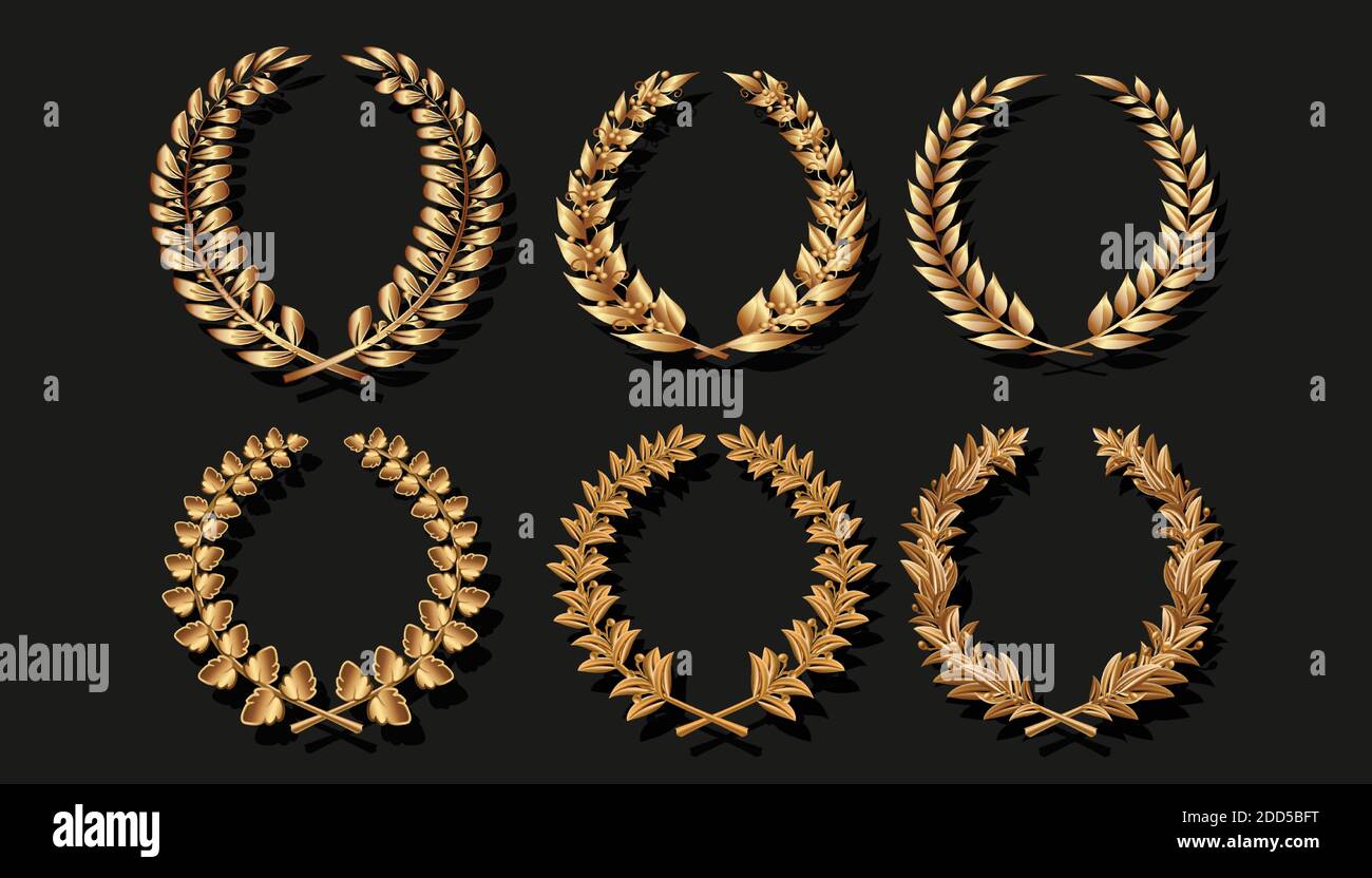 Golden laurel wreath collection hi res stock photography and images Alamy Golden laurel wreath collection hi res stock photography and images Alamy