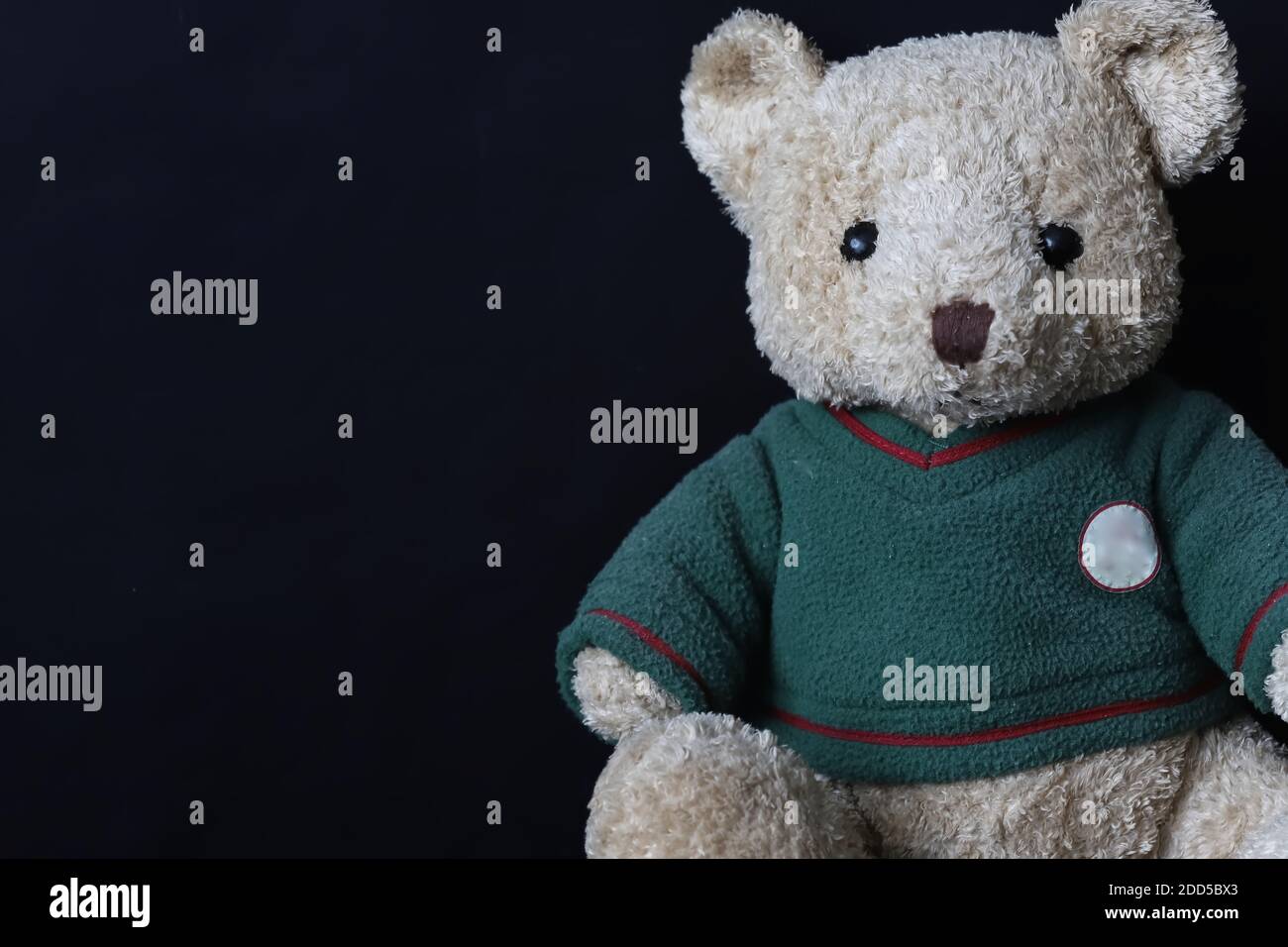 teddy bear sitting Stock Photo