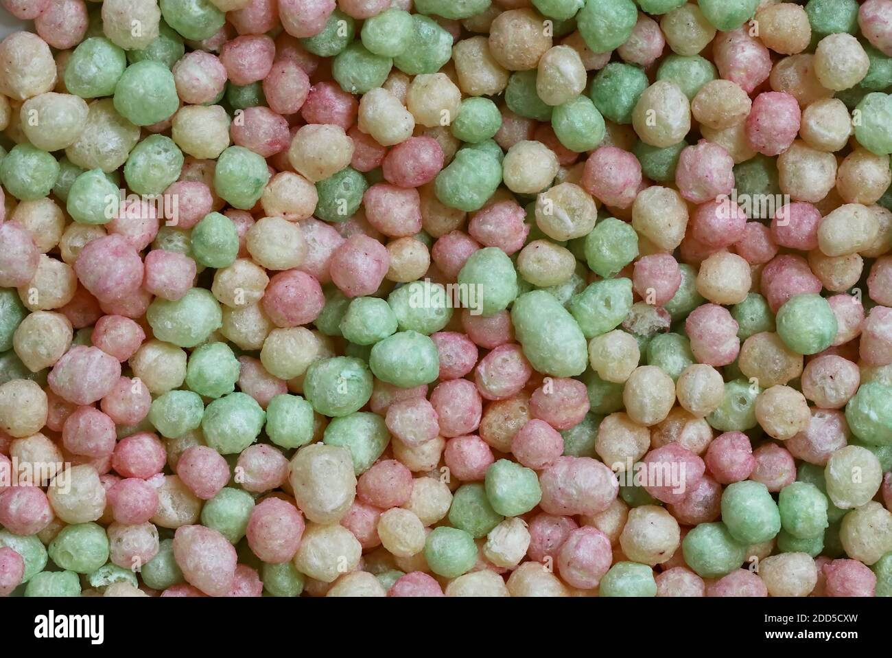 colorful sweet corn rice as background pattern Stock Photo