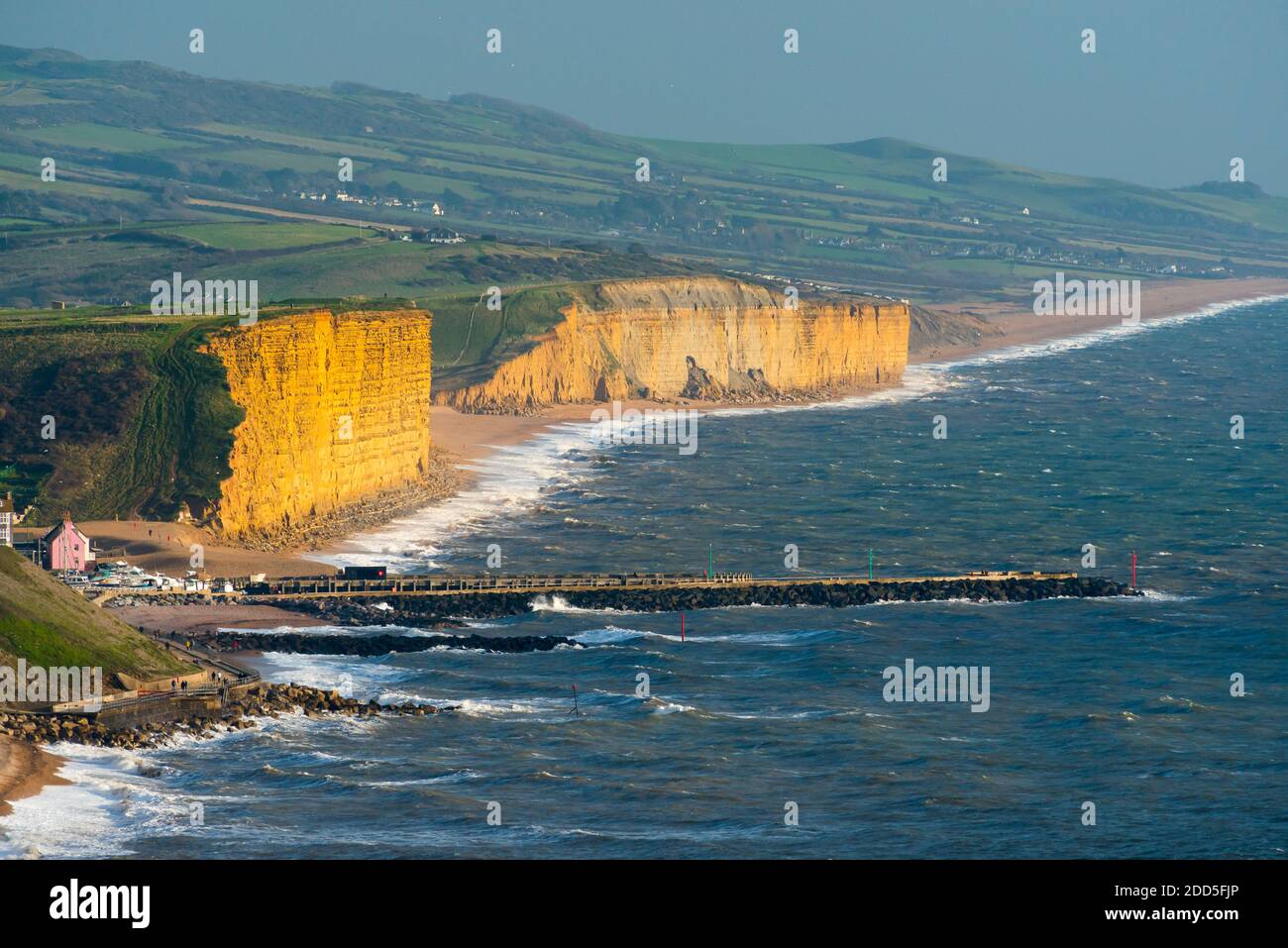 Eype, Dorset, UK. 24th November 2020. UK Weather. View from the South ...