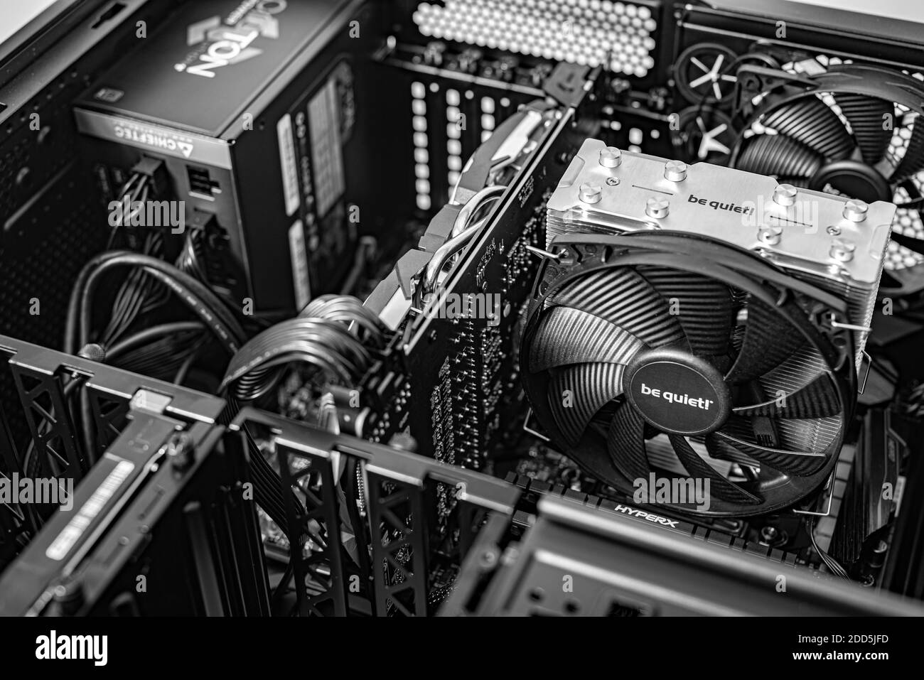 Computer Installation New Processor Ryzen 7 And Computer Motherboard Asus Rog Crosshair Hero Ddr And Nvidia Gtx Stock Photo Alamy