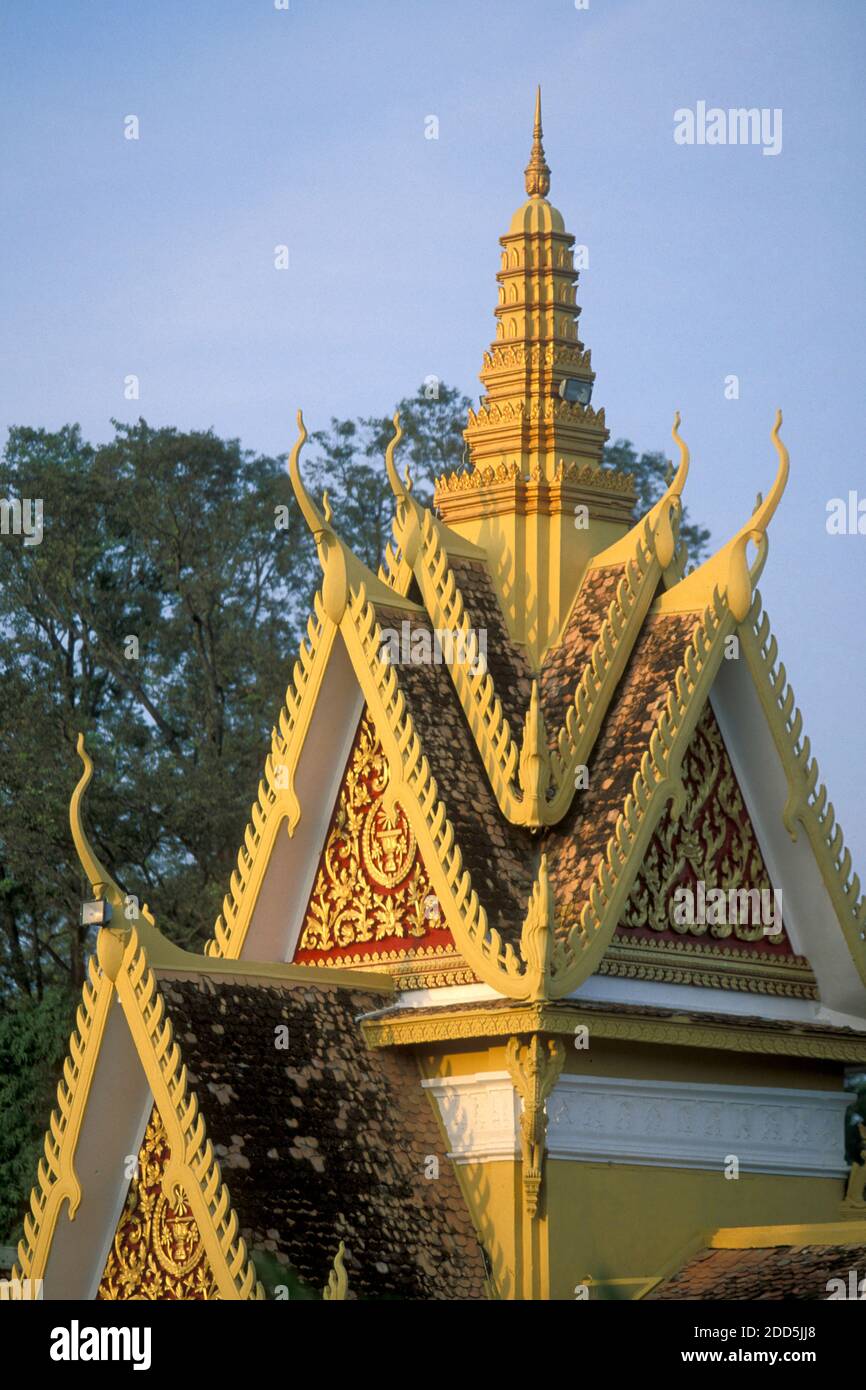The Architecture Of The Royal Palace In The City Of Phnom Penh Of 