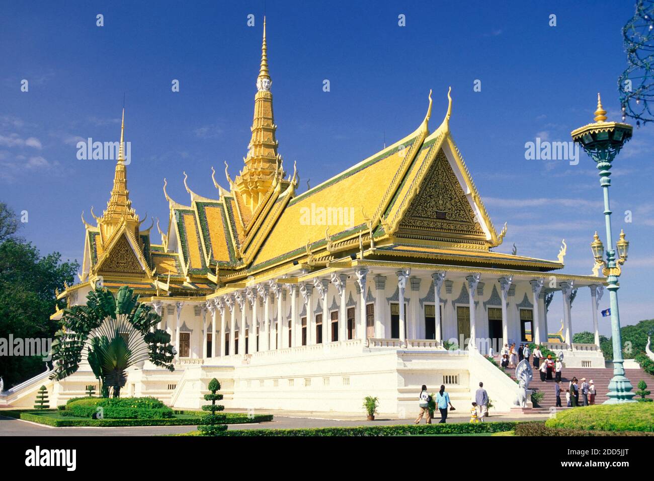 The Architecture Of The Royal Palace In The City Of Phnom Penh Of 