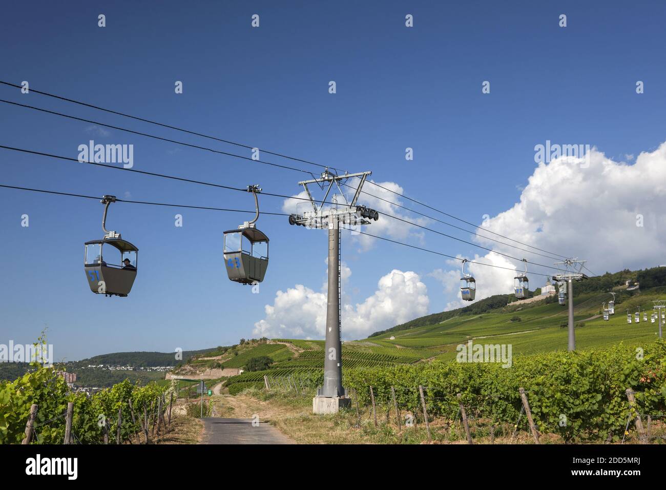 geography / travel, Germany, Hesse, Ruedesheim on the Rhine, gondola