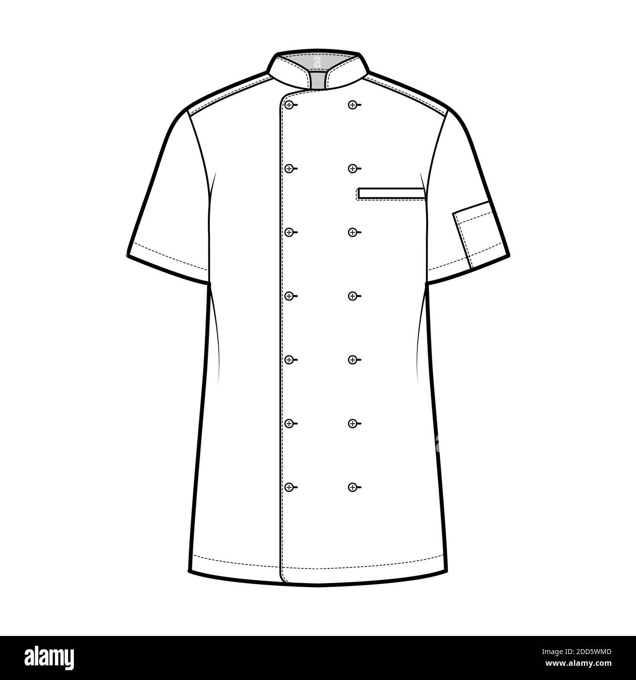Chefs suit Stock Vector Images Alamy