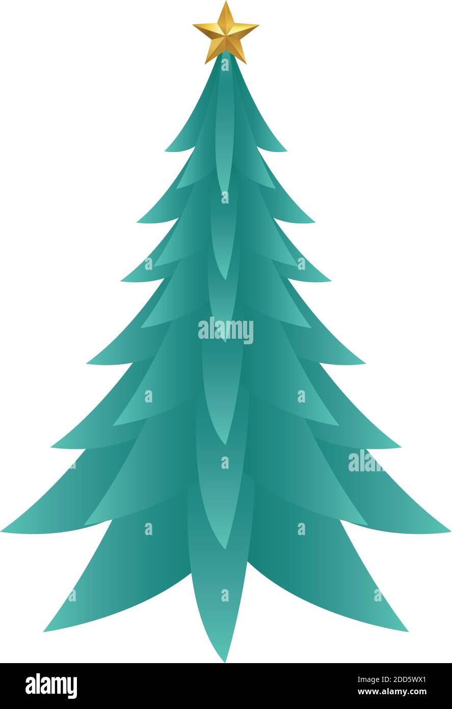 merry christmas pine tree vector design Stock Vector Image & Art - Alamy
