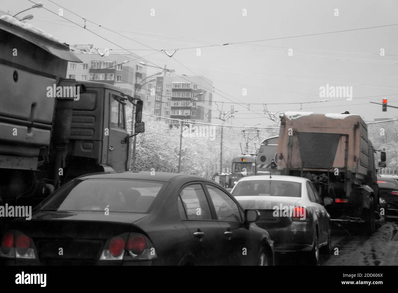 Selective color truck hi-res stock photography and images - Alamy