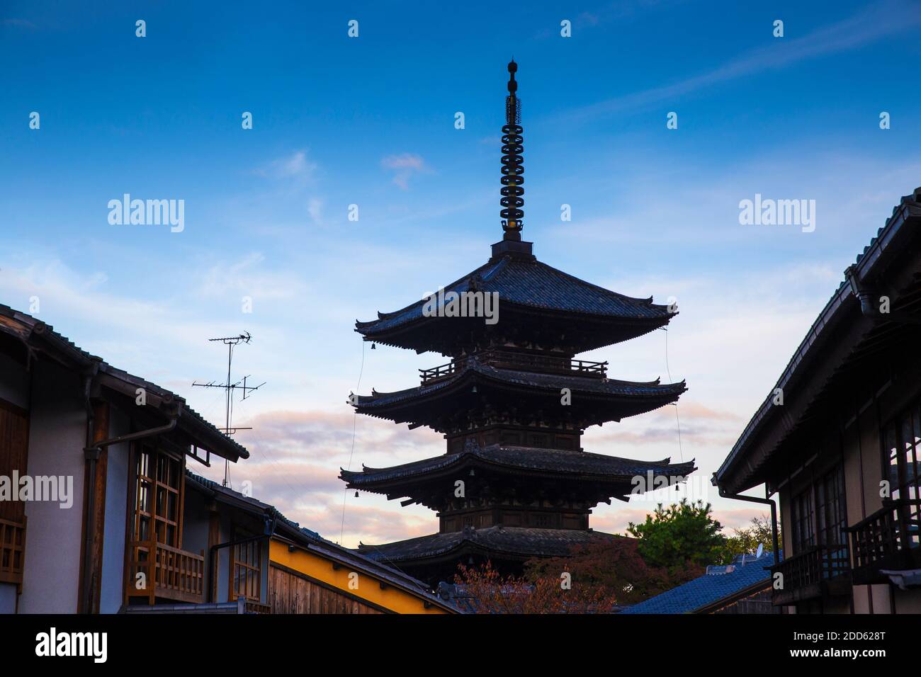 Japan, Kyoto, Gion, Yasaka Pagoda Stock Photo
