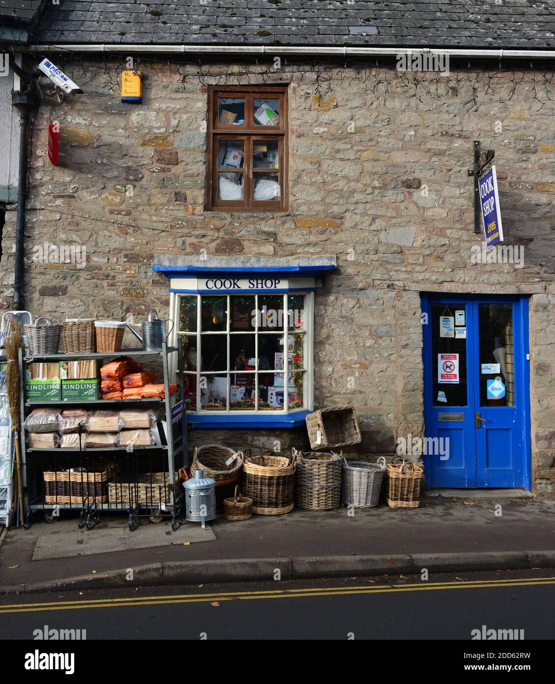 Traditional hardware store in Hay on Wye, UK Stock Photo