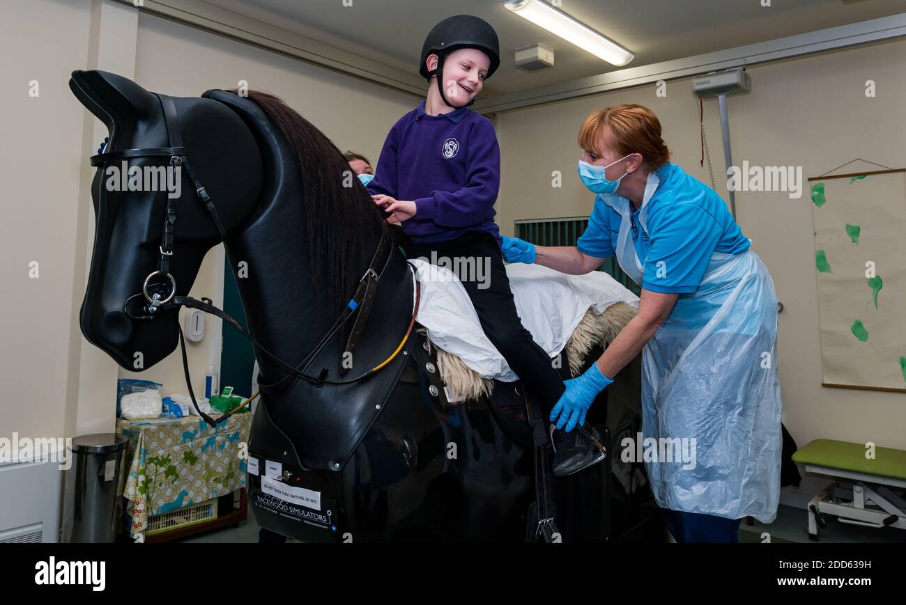 East Lothian, Scotland, UK, NHS Lothian & Muirfield Riding Therapy