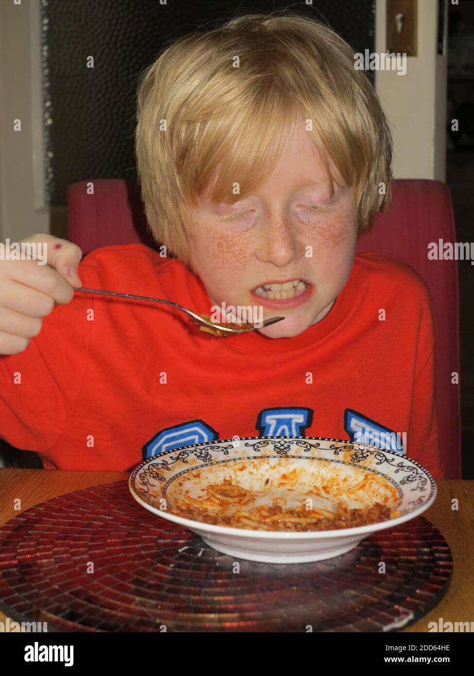 Kid Eating Spaghetti Meme