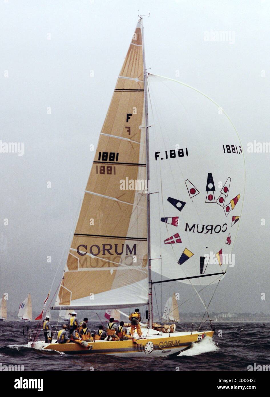 AJAXNETPHOTO. 5TH AUGUST 1991. SOLENT ENGLAND. ADMIRAL S CUP