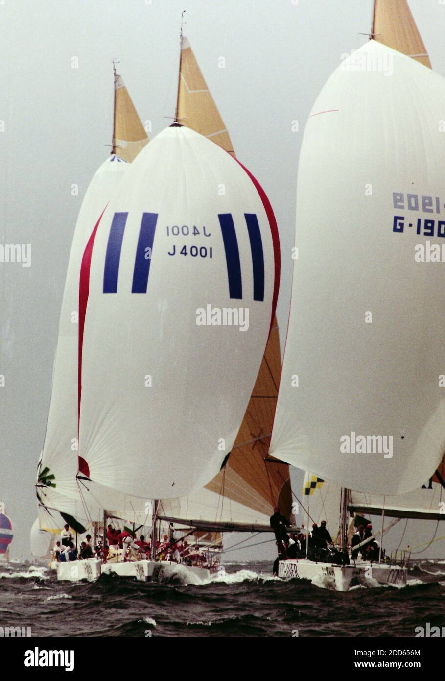 AJAXNETPHOTO. 5TH AUGUST, 1991. SOLENT, ENGLAND. - ADMIRAL'S CUP 1991 ...