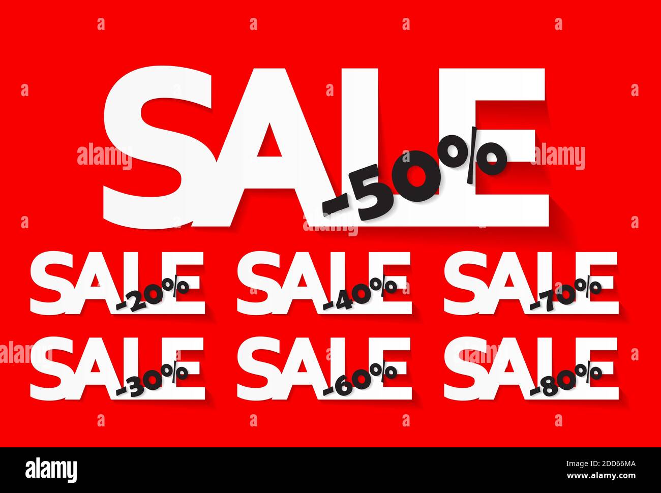 Sale Labels Set on Background. Illustration Stock Photo - Alamy