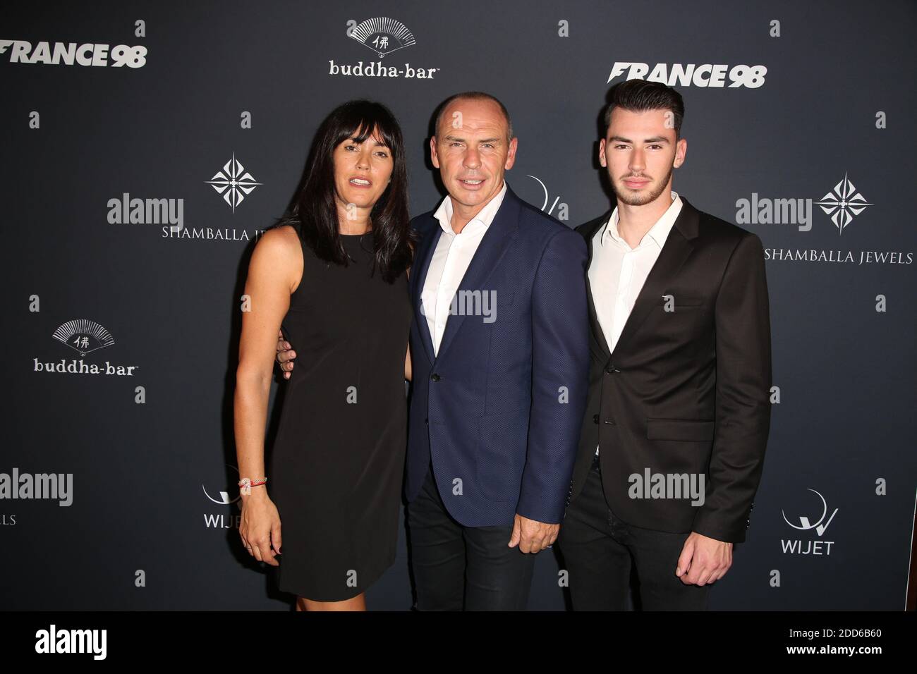 Alain Boghossian and his family attending France 98 Party held at