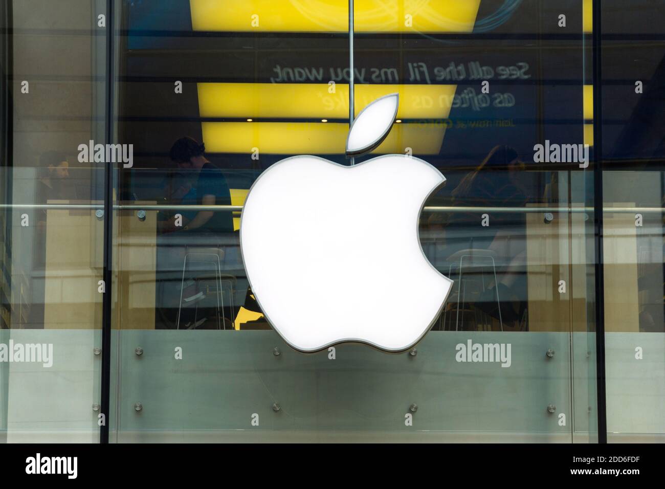 Belfast, Northern Ireland September 05.2019 the Apple store in the