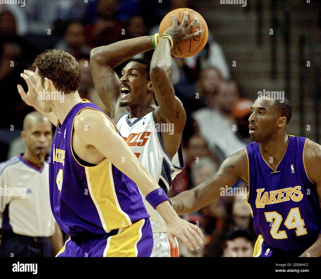 Former Laker Kobe Bryant looks on during his jersey retirement ceremony at  Staples Center in Los Angeles, December 18, 2017. Photo by Jon SooHoo/UPI  Stock Photo - Alamy