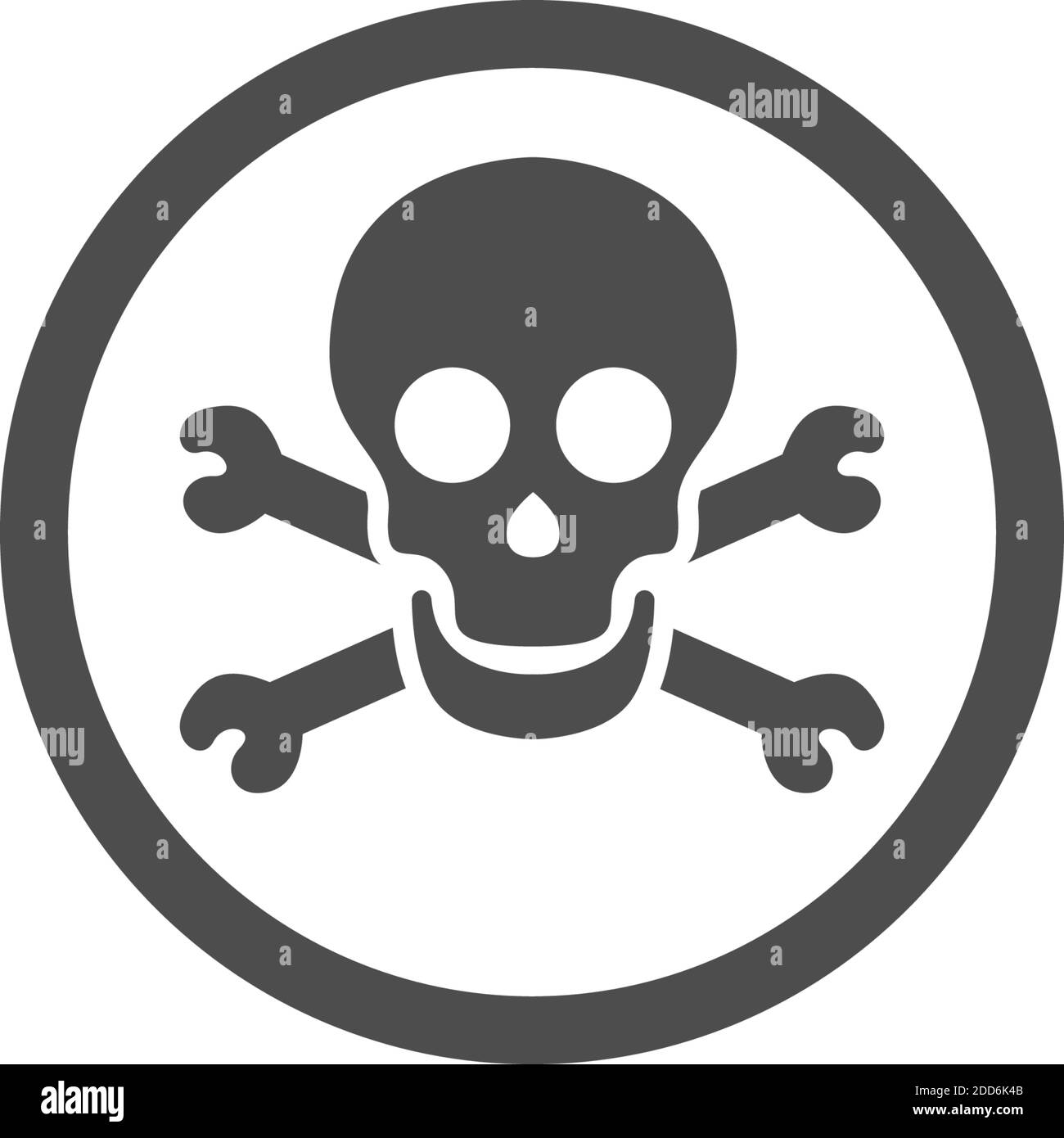 Skull symbol icon design vector Stock Vector