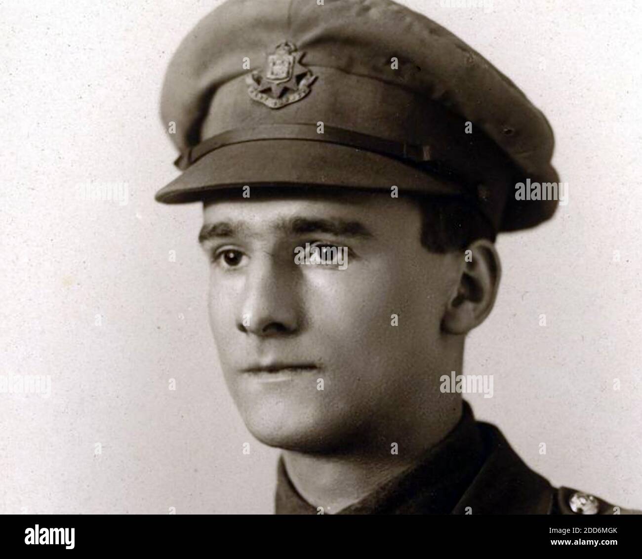 R.C.SHERRIFF (1896-1975) English playwright and screen writer as an officer in the 9th Battalion of the East Surrey Regiment during the First World War. Stock Photo