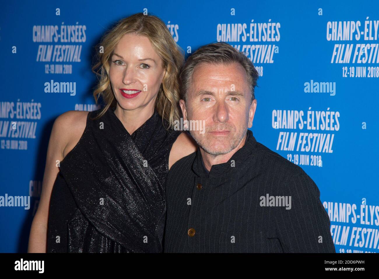 Nikki Butler and actor Tim Roth attends the 7th Champs Elysees Film ...