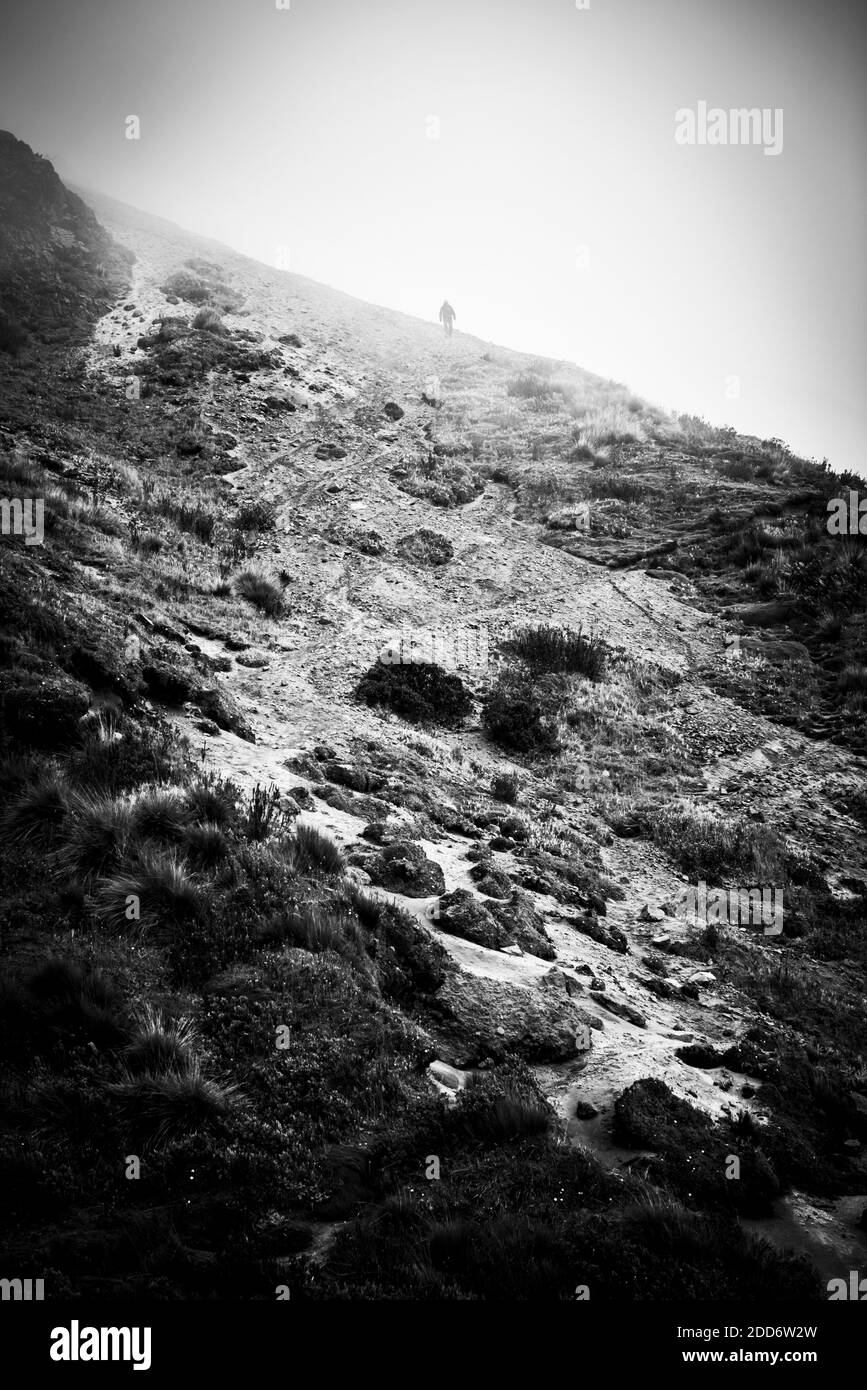 Pichincha volcano quito Black and White Stock Photos & Images Alamy