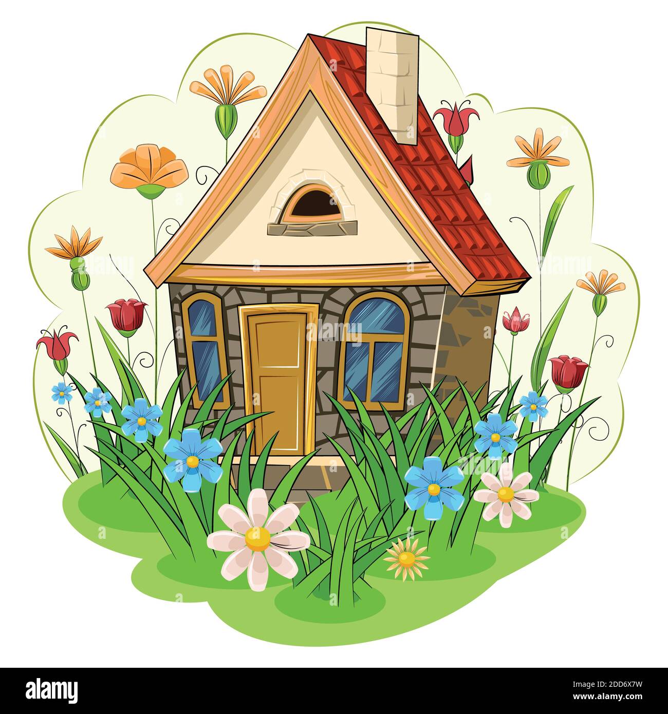 kinderbuch clipart house