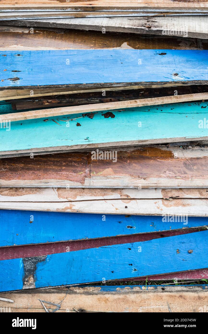 Traditional fishing boat in Pulau Weh Island, Aceh Province, Sumatra