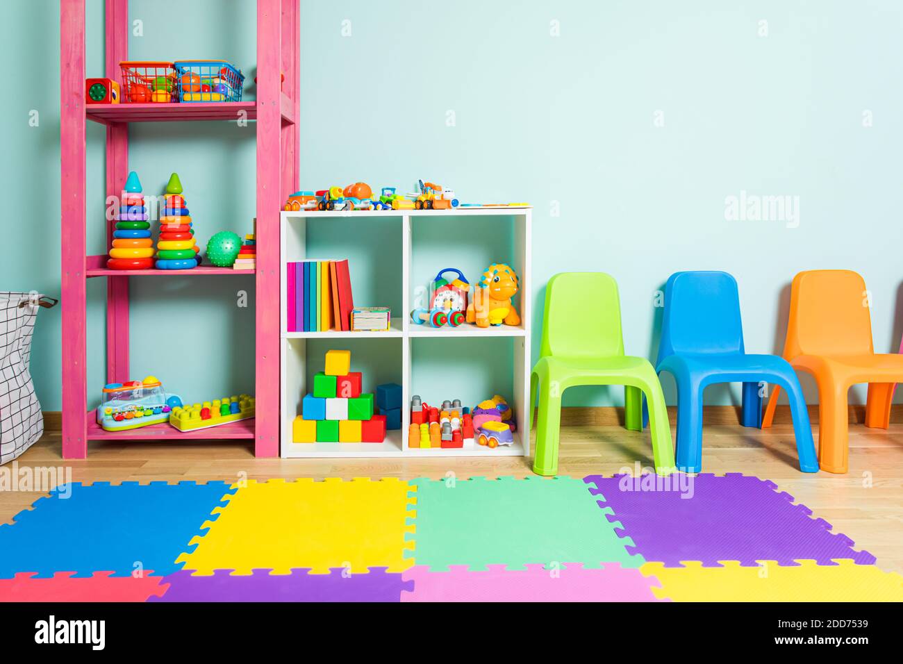 Interior of a children's room in a kindergarten Stock Photo Alamy