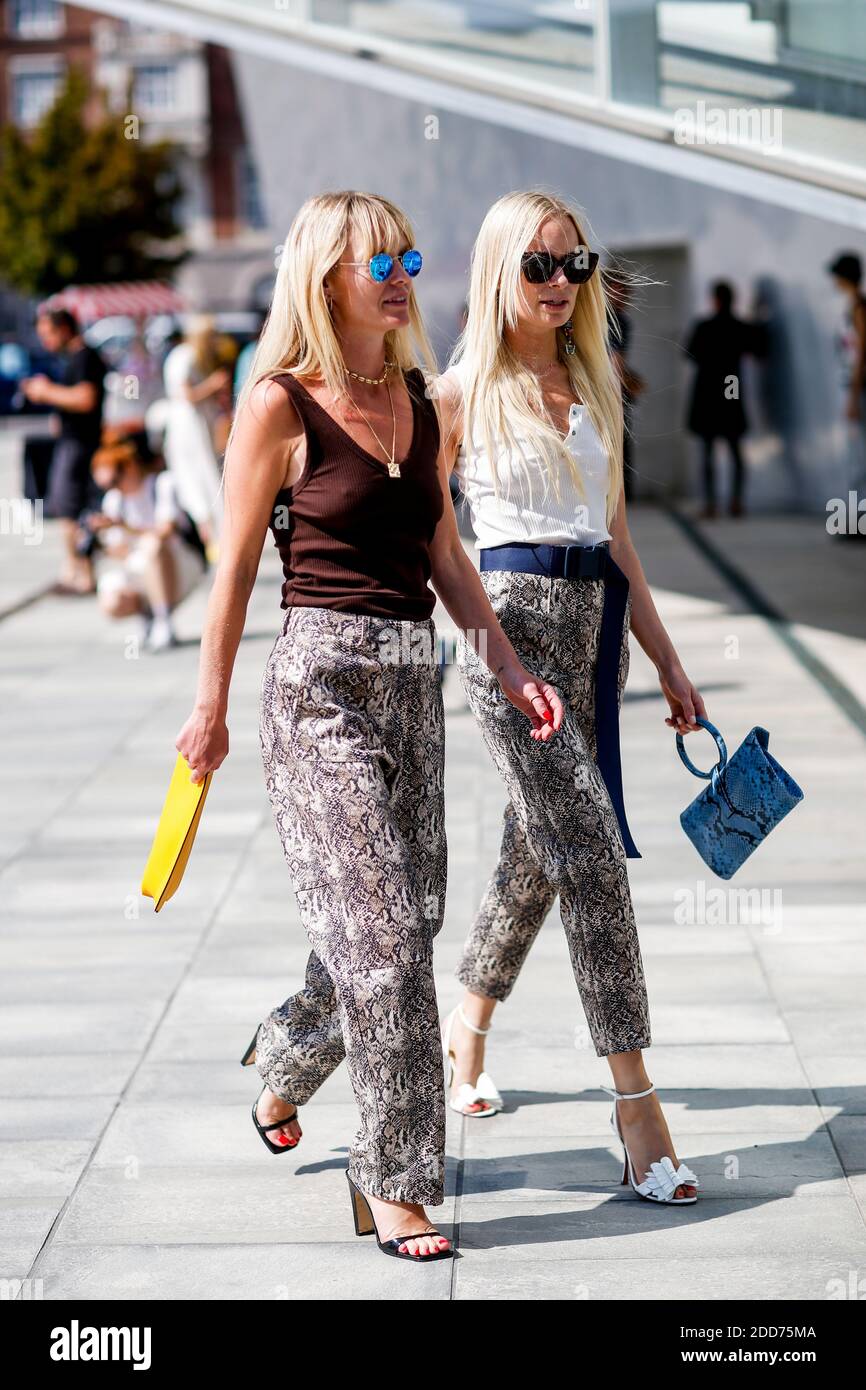Street style during Copenhagen Fashion Week - Denmark Street style,  Bathsheba arriving at Ganni Spri