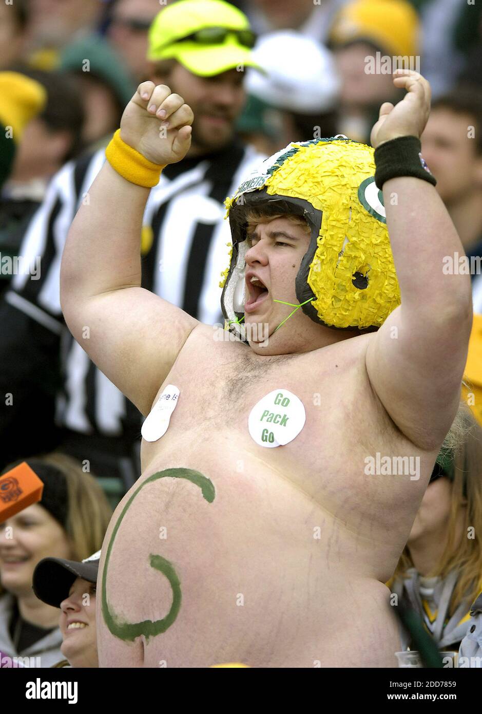 Green bay packers fan hi-res stock photography and images - Alamy