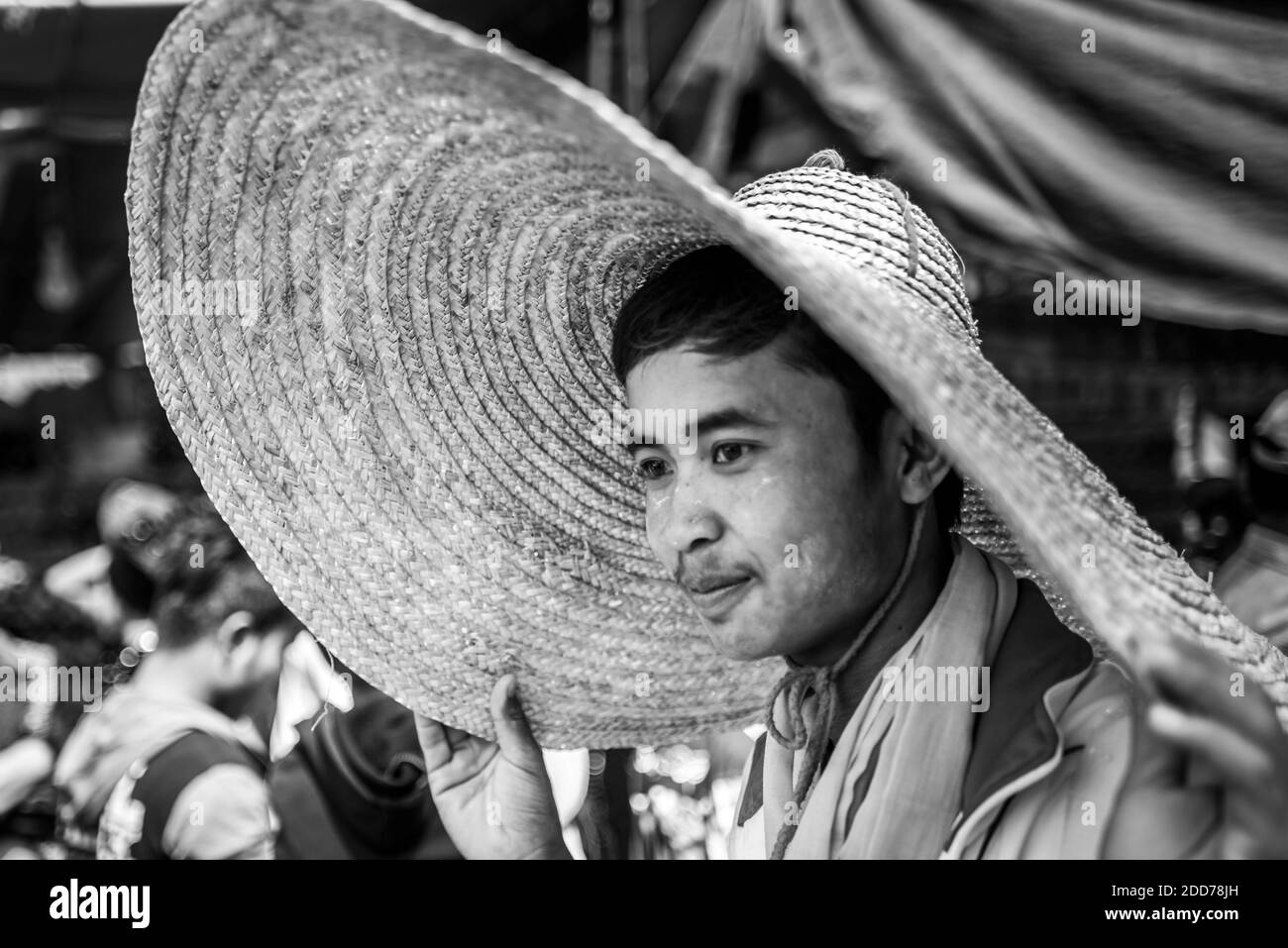 Pindaya Cave Festival, Pindaya, Shan State, Myanmar (Burma) Stock Photo