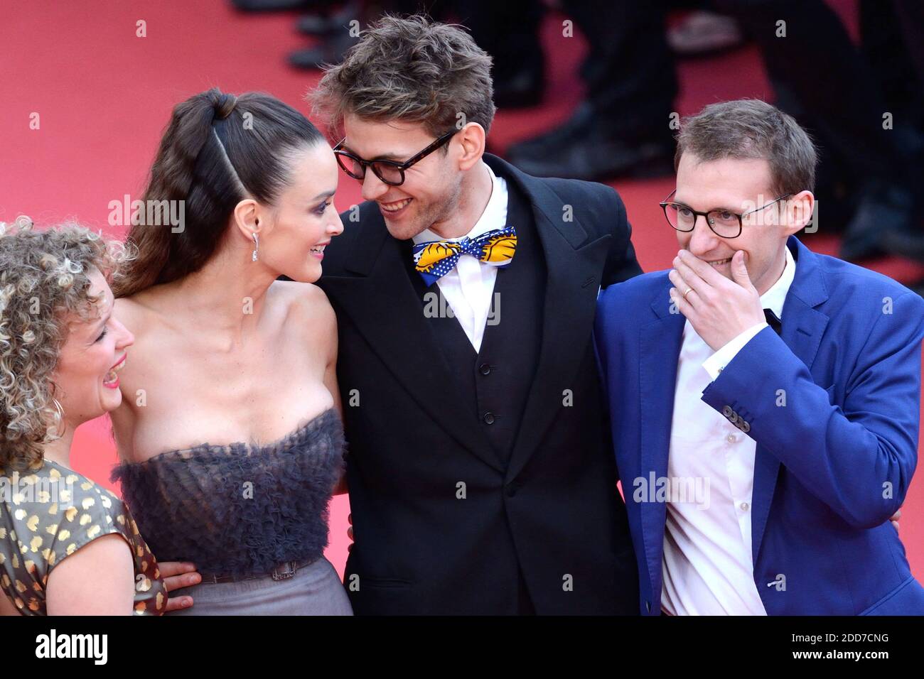Charlotte Le Bon and film crew attending the Blackkklansman Premiere