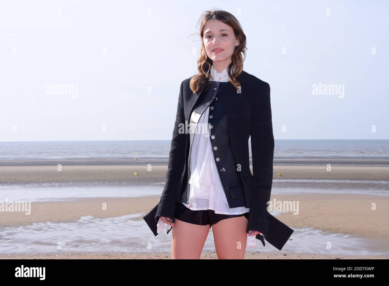 Lola Bessis attending a photocall as part of the 32nd Cabourg Film