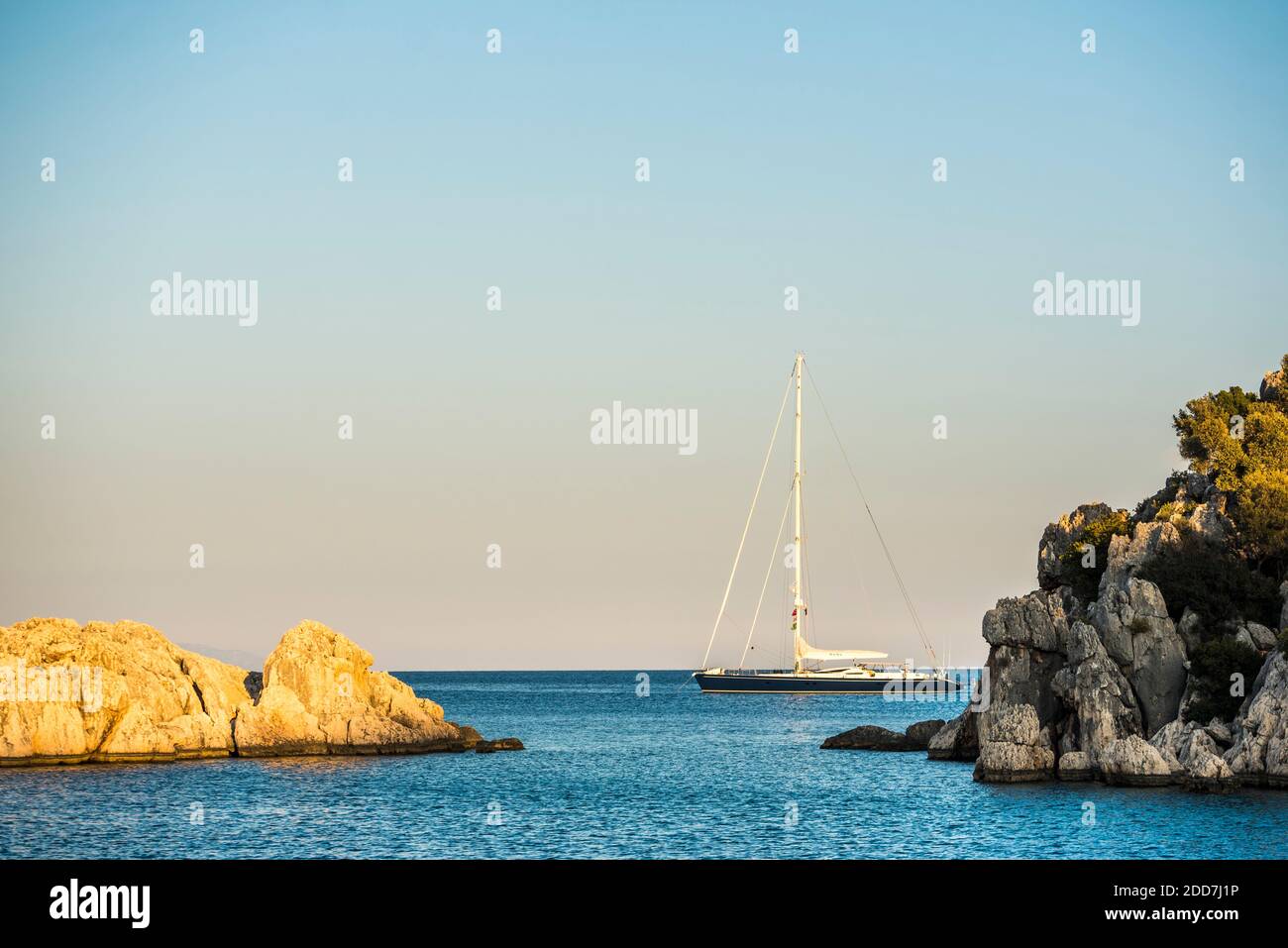 Gulet sailing boat cruise, Antalya Province, Lycia, Anatolia, Mediterranean, Turkey, Eastern Europe Stock Photo